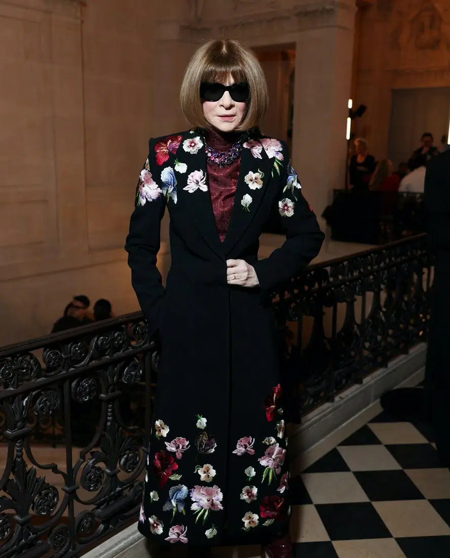 Anna Wintour en el desfile de Jacquemus