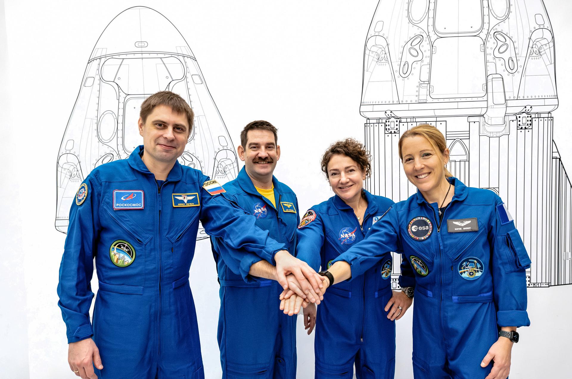La Estación Espacial Internacional vista desde la órbita.