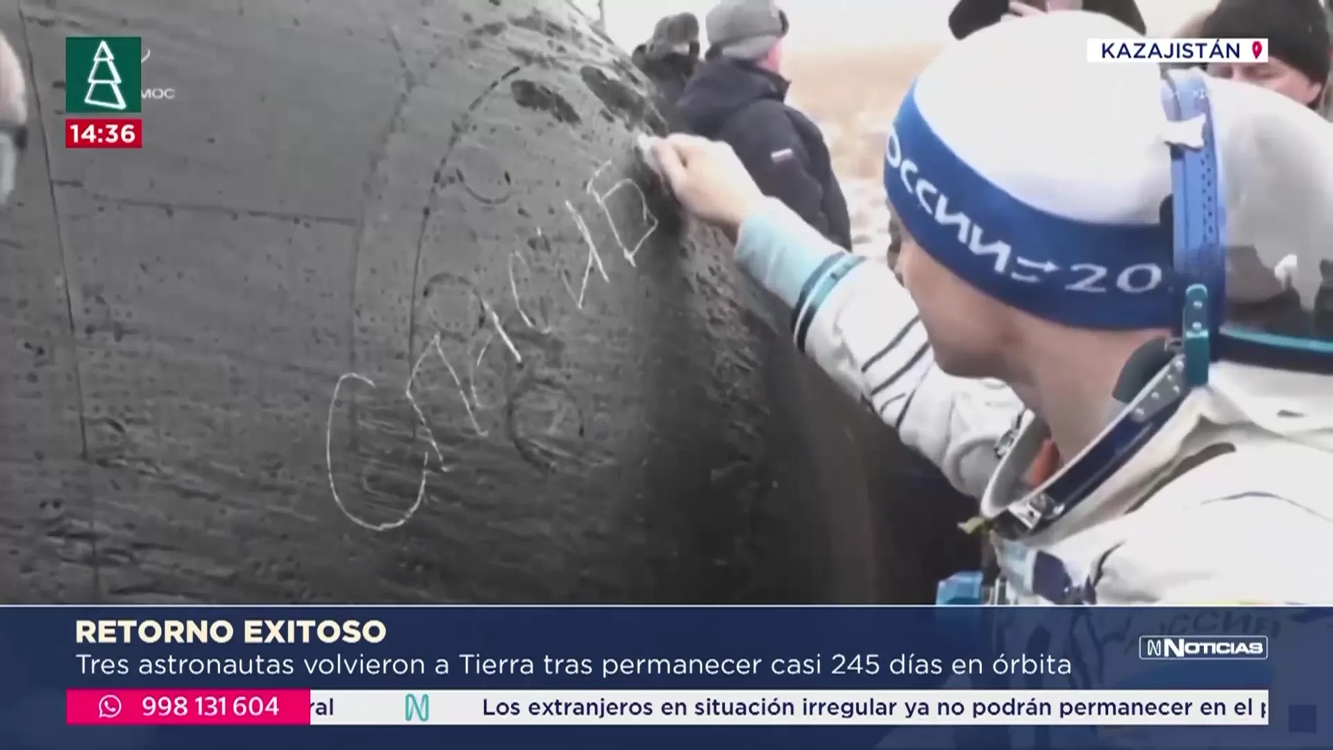 Desacoplamiento de la Soyuz MS-27 de la ISS